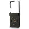 Karl Lagerfeld PU Karl and Choupette Heads Magnetic Zadní Kryt pro Samsung Galaxy Z Flip 7 Black