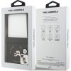 Karl Lagerfeld PU Karl and Choupette Heads Magnetic Zadní Kryt pro Samsung Galaxy Z Flip 7 Black