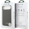 Lacoste PU Leather Champs Elysees MagSafe Zadní Kryt pro iPhone Air Black
