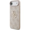 Guess PU 4G Metal Logo Strap Zadní Kryt pro iPhone Air Pink