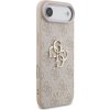 Guess PU 4G Metal Logo Strap Zadní Kryt pro iPhone Air Pink