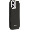 Lacoste PU Leather Champs Elysees MagSafe Zadní Kryt pro iPhone 17 Black