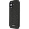 DKNY PU Leather Grid Pattern Magsafe Zadní Kryt pro iPhone 17 Black