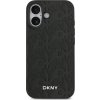 DKNY PU Leather Grid Pattern Magsafe Zadní Kryt pro iPhone 17 Black