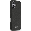 DKNY PU Leather Grid Pattern Magsafe Zadní Kryt pro iPhone 17 Black
