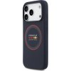 Red Bull Silicone Red Ring MagSafe Zadný Kryt pre iPhone 17 Pro Navy