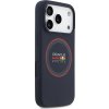 Red Bull Silicone Red Ring MagSafe Zadní Kryt pro iPhone 17 Pro Navy