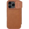 Nillkin Qin Book PRO Puzdro pre Apple iPhone 17 Pro Brown