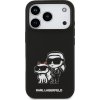 Karl Lagerfeld Liquid Silicone K&CH Sketch MagSafe Zadní Kryt pro iPhone 17 Pro Black