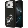 Karl Lagerfeld Liquid Silicone K&CH Sketch MagSafe Zadní Kryt pro iPhone 17 Pro Black