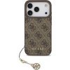 Guess 4G Charm MagSafe Zadní Kryt pro iPhone 17 Pro Tone on Tone Brown