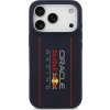 Red Bull Silicone Vertical Logo MagSafe Zadný Kryt pre iPhone 17 Pro Navy