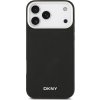DKNY PU Leather Metal Logo Wrist Chain MagSafe Zadní Kryt pro iPhone 17 Pro Max Black