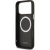 Lacoste PU Leather Champs Elysees MagSafe Zadní Kryt pro iPhone 17 Pro Max Black