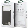 Lacoste PU Leather Champs Elysees MagSafe Zadní Kryt pro iPhone 17 Pro Max Black