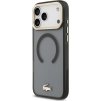 Lacoste PC/TPU Frosted Finish Gold Logo MagSafe Zadný Kryt pre iPhone 17 Pro Max Black