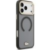 Lacoste PC/TPU Frosted Finish Gold Logo MagSafe Zadný Kryt pre iPhone 17 Pro Max Black