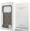 Guess 4G MagSafe Zadní Kryt pro iPhone 17 Pro Max Brown