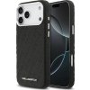 Karl Lagerfeld Grained PU Repeated Logo MagSafe Zadní Kryt pro iPhone 17 Pro Max Black