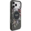 Guess IML Flowers Strap MagSafe Zadní Kryt pro iPhone 17 Pro Max Black