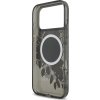 Guess IML Flowers Strap MagSafe Zadní Kryt pro iPhone 17 Pro Max Black