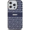 DKNY PC/TPU Repeat Pattern Tonal Stripe Magsafe Zadný Kryt pre iPhone 13 Pro Blue