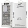 DKNY PC/TPU Repeat Pattern Tonal Stripe Magsafe Zadní Kryt pro iPhone 13 Pro Beige