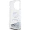 Hello Kitty Liquid Glitter Electroplating Head Logo Zadní Kryt pro iPhone 13 Pro Transparent