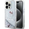 Hello Kitty Liquid Glitter Electroplating Head Logo Zadní Kryt pro iPhone 13 Pro Transparent