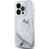 Hello Kitty Liquid Glitter Electroplating Head Logo Zadní Kryt pro iPhone 13 Pro Transparent