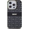 DKNY PC/TPU Repeat Pattern Tonal Stripe Magsafe Zadný Kryt pre iPhone 13 Pro Black