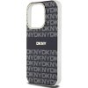 DKNY PC/TPU Repeat Pattern Tonal Stripe Magsafe Zadní Kryt pro iPhone 13 Pro Black
