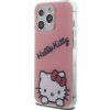 Hello Kitty IML Daydreaming Logo Zadní Kryt pro iPhone 13 Pro Pink