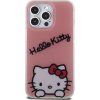 Hello Kitty IML Daydreaming Logo Zadní Kryt pro iPhone 13 Pro Pink