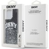 DKNY Liquid Glitter Arch Logo Zadní Kryt pro iPhone 13 Pro Black