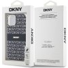 DKNY PC/TPU Repeat Pattern Tonal Stripe Magsafe Zadní Kryt pro iPhone 13 Black