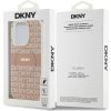 DKNY PC/TPU Repeat Pattern Tonal Stripe Magsafe Zadní Kryt pro iPhone 14 Pro Pink