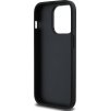 Guess PU Grained 4G Metal Logo Zadní Kryt pro iPhone 14 Pro Black