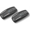 Bluetooth handsfree pro uzavřené a otevřené přilby CellularLine Interphone SHAPE, Twin Pack