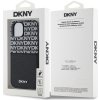 DKNY PU Leather Repeat Pattern Card Pocket Zadní Kryt pro iPhone 14 Black