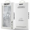 DKNY Liquid Glitter Arch Logo Zadní Kryt pro iPhone 15 Pro Max Transparent