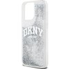 DKNY Liquid Glitter Arch Logo Zadní Kryt pro iPhone 15 Pro Max Transparent