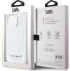 Karl Lagerfeld Grained PU Hotel RSG Zadní Kryt pro iPhone 15 Pro Max Grey