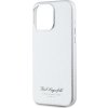 Karl Lagerfeld Grained PU Hotel RSG Zadní Kryt pro iPhone 15 Pro Max Grey