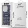 DKNY PC/TPU Repeat Pattern Tonal Stripe Magsafe Zadní Kryt pro iPhone 15 Pro Max Blue