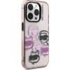 Karl Lagerfeld IML Multi K&CH Heads Zadný Kryt pre iPhone 15 Pro Max Pink