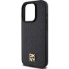 DKNY PU Leather Repeat Pattern Stack Logo Magsafe Zadní Kryt pro iPhone 15 Pro Max Black
