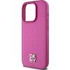 DKNY PU Leather Repeat Pattern Stack Logo Magsafe Zadní Kryt pro iPhone 15 Pro Max Pink