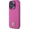 DKNY PU Leather Repeat Pattern Stack Logo Magsafe Zadní Kryt pro iPhone 15 Pro Max Pink