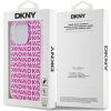 DKNY PC/TPU Repeat Pattern Zadní Kryt pro iPhone 15 Pro Max Pink